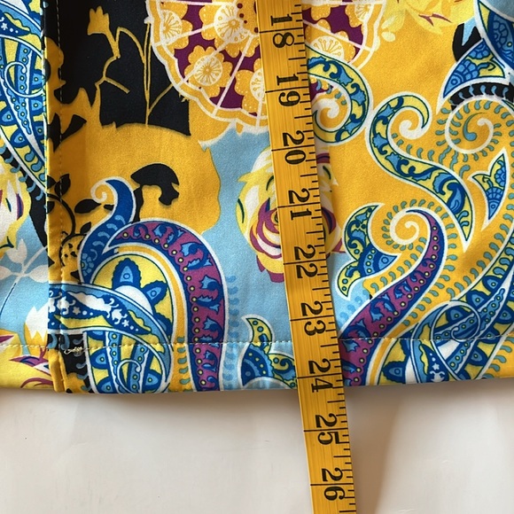 Dygarni jacket crop hoodie art to wear ruffle sleeve multicolor paisley boho S - Picture 12 of 16